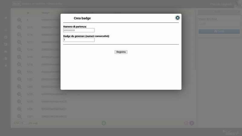 generazione di badge per accesso cantieri e aziende