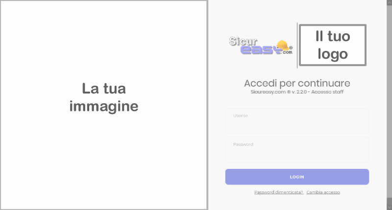 Login personalizzato